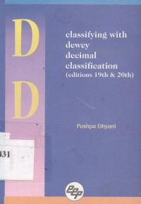 Classifying with dewey decimal classification (editions 19 and 20)