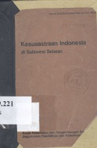 Kesusastraan Indonesia di Sulawesi Selatan