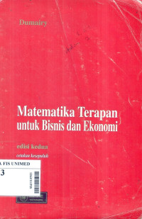 Matematika terapan untuk bisnis dan ekonomi