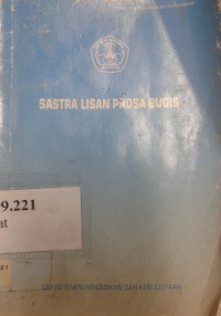 Sastra lisan prosa Bugis