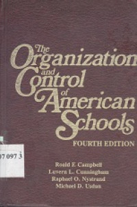 The Organization and control of American schools