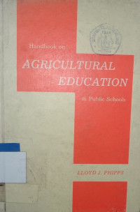 Handbook on agricultural education in public schools