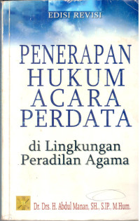 Penerapan Hukum Acara Perdata di Lingkungan Peradilan Agama