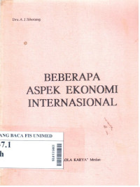 Beberapa aspek ekonomi internasional