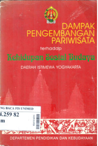 Dampak pengembangan pariwisata terhadap kehidupan sosial budaya daerah istimewa Yogyakarta