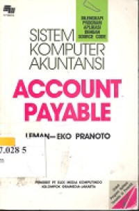 Account payable : sistem komputer akuntansi