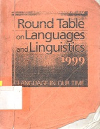 Georgetown university round table on languages and linguistics 1999