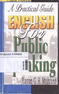 A Practical guide english for public speaking