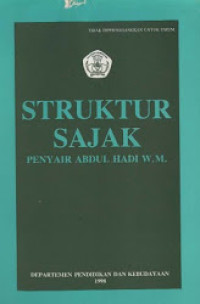 Struktur sajak penyair Abdul Hadi W. M.