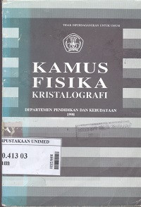 Kamus fisika : kristalografi