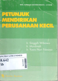 Petunjuk mendirikan perusahaan kecil