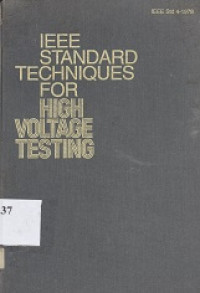 IEEE standard techniques for high-voltage testing