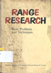 Basic problems and techniques in range research