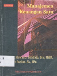Manajemen keuangan satu