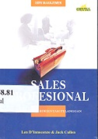 Sales professional : penjualan berorientasi pelanggan