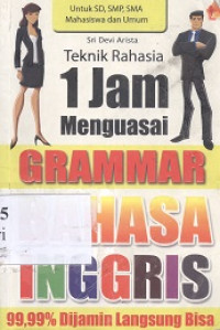 Teknik rahasia 1 jam menguasai grammar bahasa Inggris