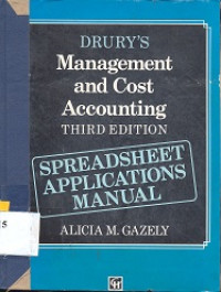 Image of Management and coct accounting : spreadsheet applications manual