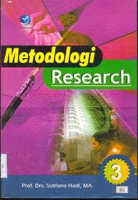 Metodologi research jilid 3