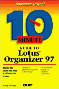 10 minute guide to the lotus organizer 97