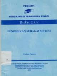 Pendidikan sebagai sistem buku 1.02