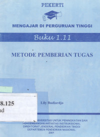 Metode pemberian tugas buku 1.11