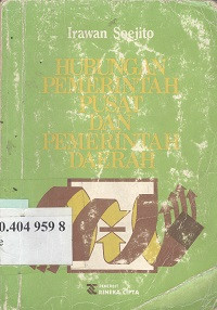 Hubungan pemerintah pusat dan pemerintah daerah