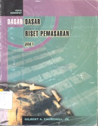 Dasar-dasar riset pemasaran jilid 1 dan jilid 2