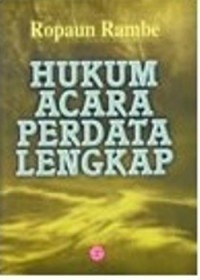 Hukum acara perdata lengkap