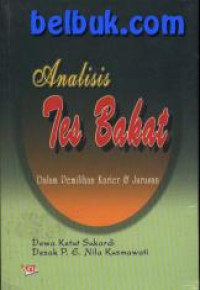 Analisis tes bakat : dalam pemilihan karier jurusan