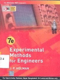 Experimental methods for engineers