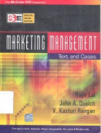 Marketing management : text and cases