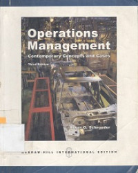 Operations management : contemporary concepts and cases 3rd edition