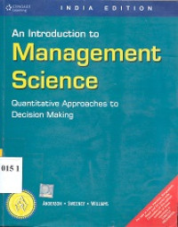 An introduction to management science : quantitative approaches to decision making