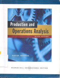 production and operations analysis