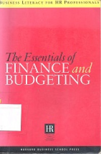 The essentials of finance and budgeting