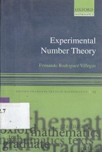 Experimental number theory