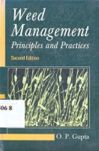 Image of Weed management : principles and practices