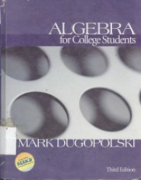 Algebra for college students