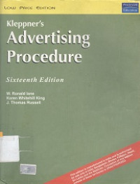 Kleppner`s advertising procedure