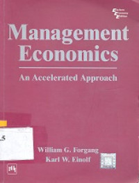 Image of Management economics : an accelerated approach