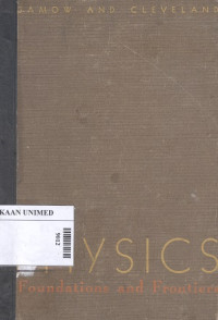 Physics : Fondation and frontiers