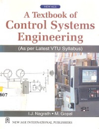 A textbook of control systems engineering (as per latest VTU sullabus)