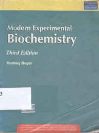 Modern experimental biochemistry