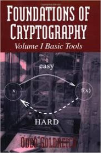 Foundations of cryptography volume 1 basic tools