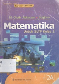 Matematika untuk SLTP jilid 2A kelas 2