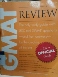 GMAT review the only study guide with 800 real GMAT question