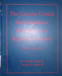 The concise corsini encyclopedia of psychology and behavioral science