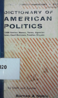 Dictionary of American politics