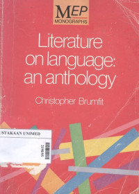 Literature on language : an anthology