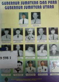 Gubernur Sumatera dan para Gubernur Sumatera Utara